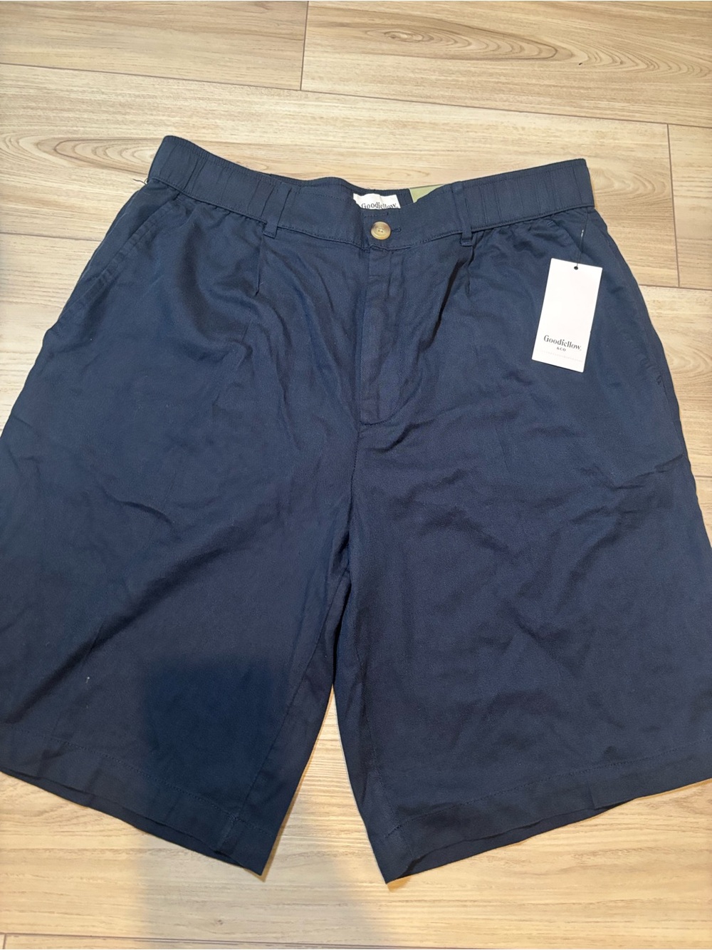 Goodfellow & Co Navy Flat-Front Casual Shorts